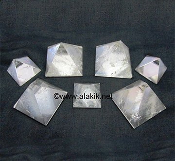 Crystal Quartz Pyramids Superior Quality